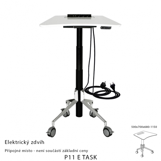 Stůl polohovací P11 E TASK