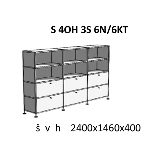 Skříňky kombinované S 4OH 3S